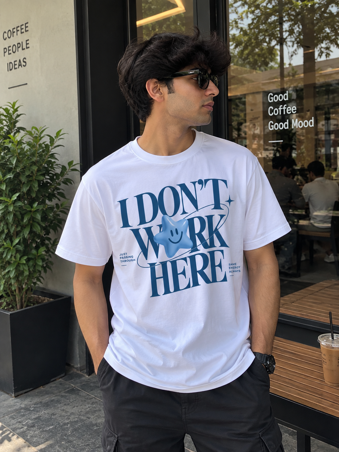 I Don’t Work Here Statement T-Shirt