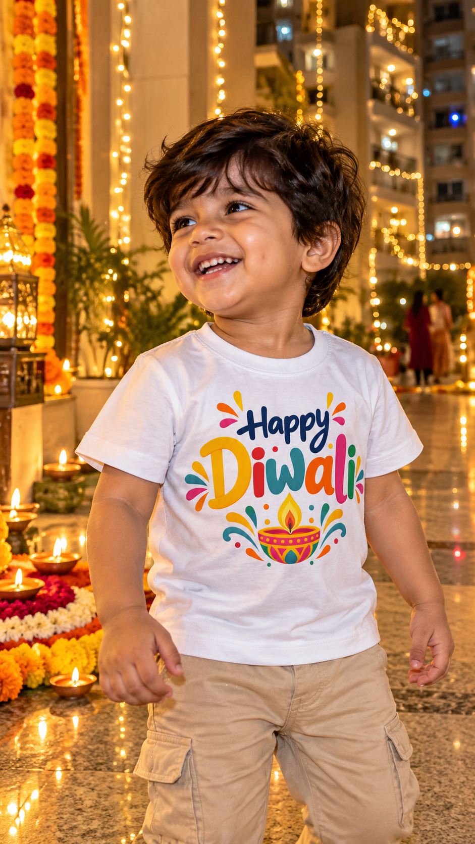 diwali printed tshirt