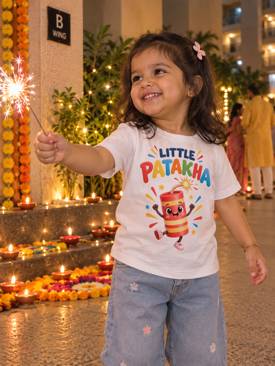 Little Patakha Kids Diwali T-Shirt