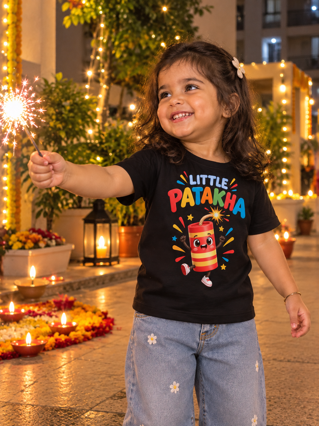 Little Patakha Kids Diwali T-Shirt
