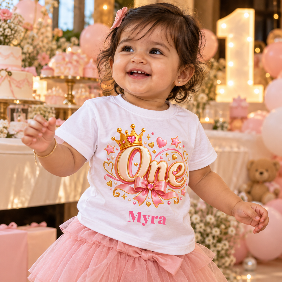 Princess One Personalized Birthday T-Shirt