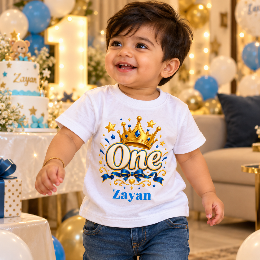 Personalized Birthday Crown T-Shirt