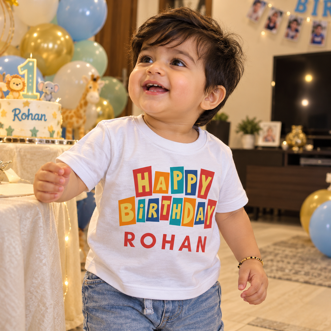 Personalized Birthday Joy T-Shirt