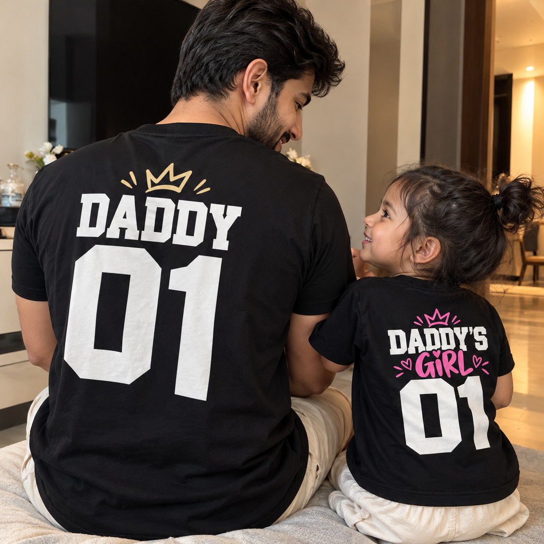 Daddy & Daughter 01 Matching T-Shirt Combo