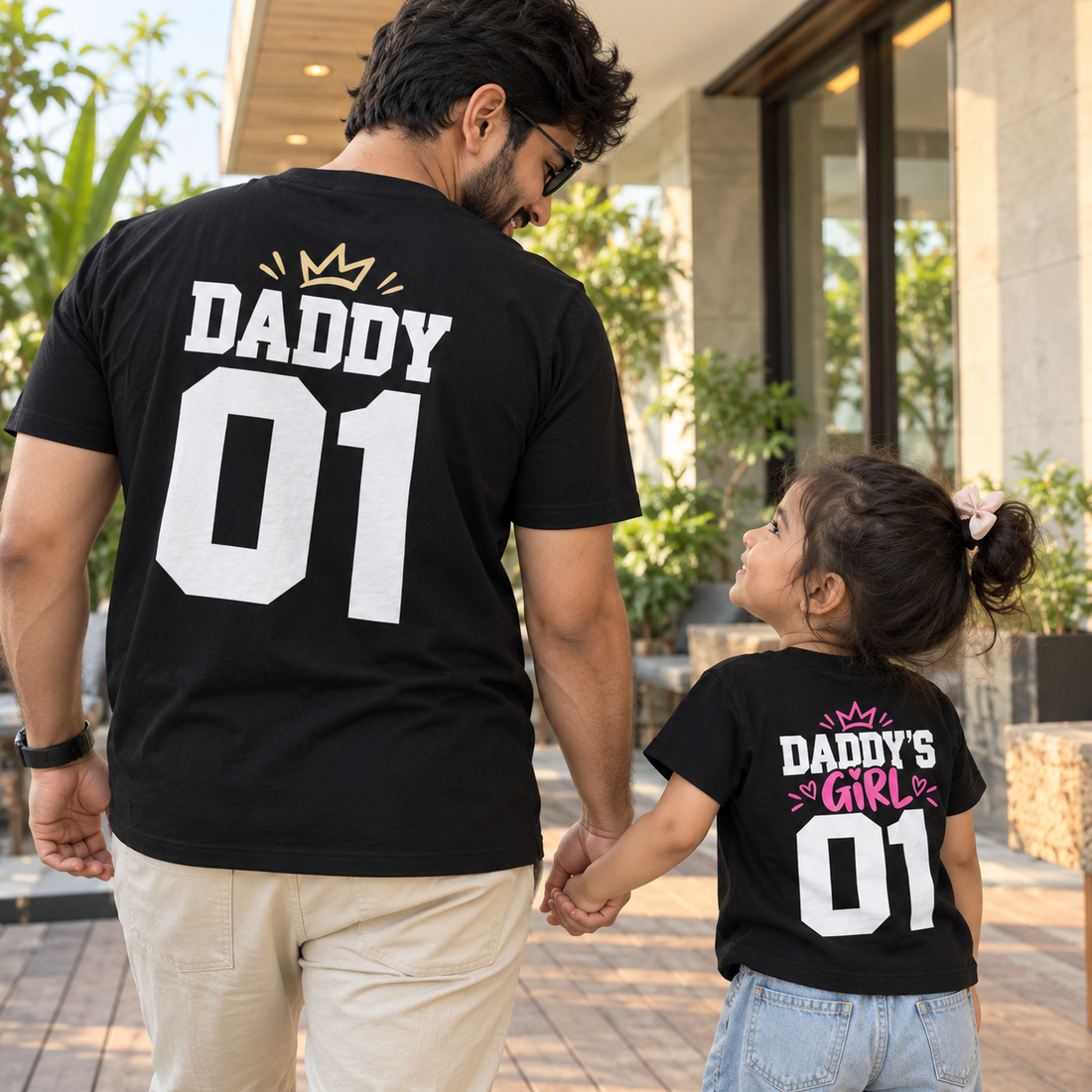 Daddy & Daughter 01 Matching T-Shirt Combo