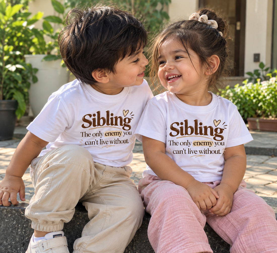 SIBLING THE ONLY ENEMY YOU CAN’T LIVE WITHOUT MATCHING T-SHIRT COMBO