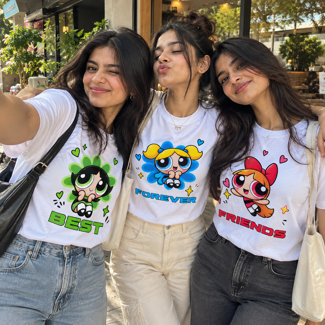 Best Friends Forever Trio Girls T-Shirt Combo