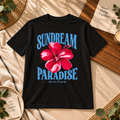 Sundream Paradise – Premium Tropical Hibiscus Graphic T-Shirt